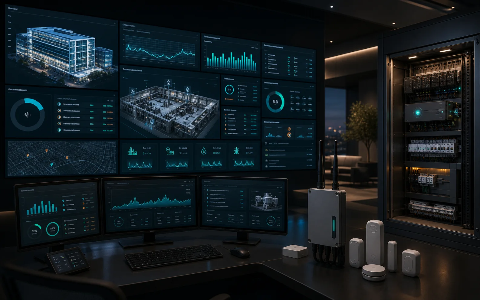 AI management centre for energy and predictive maintenance